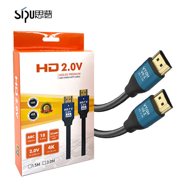 SIPU Cable Factory New Price 18Gbps High Speed 4K Data Transfer HDMI to HDMI Cable 1.5m Audio & Video Cables