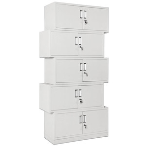 Armoire de classement métallique verrouillable à 5 sections pour l'organisation des documents - Product Image 5