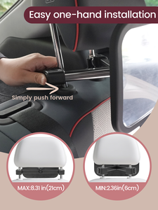 Metal Hook Clip Adjustable Car Baby Rearview <b>Mirror</b>, Child Safety Observation <b>Mirror</b> <b>Bracket</b>, Maternity Car Acces - Product Image 2