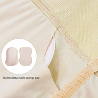 Taille haute bout à bout Shorts femmes fesses sans couture plat Abdomen culotte avec coussin Shapewear Lingerie