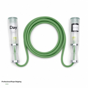 <span class=keywords><strong>Cuerda</strong></span> <span class=keywords><strong>de</strong></span> Saltar Multicolor Luminosa, Antideslizante, Portátil, Ligera, Resistente al Desgaste, para Entrenamiento Físico y Pruebas Corporales - Product Image 2