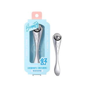 เครื่องนวดรอบดวงตา LMLTOP แบบลูกกลิ้งเย็น หัวนวดสองด้าน สำหรับทาครีมบำรุงรอบดวงตา อุปกรณ์ดูแลผิว ควบคุมด้วยมือ - Product Image 1