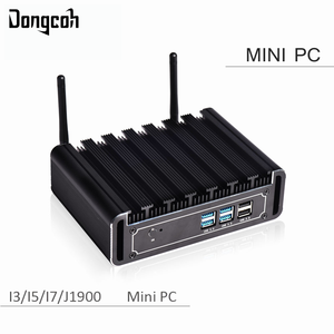 Barato i3 <span class=keywords><strong>Intel</strong></span> Core i5 DDR3L/DDR4L 2 GB hasta 16 GB de RAM para Windows10 Gráficos HD <span class=keywords><strong>Intel</strong></span> 12 V Mini PC sin ventilador - Product Image 2