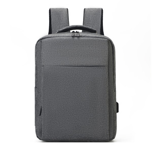 Laptop <b>Backpack</b> Unisex Gray USB Charging Compartment Business Travel Shoulder Straps Spring 2025 - Product Image 4