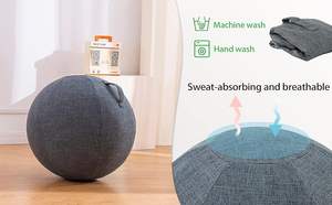 <span class=keywords><strong>Yoga</strong></span> <span class=keywords><strong>Ball</strong></span> Covers für Fitness Bodybuilding, 65 cm Durchmesser, Balance <span class=keywords><strong>Ball</strong></span> Protector - Product Image 6