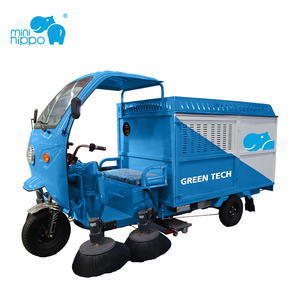 Mini Hippo M220 pour l'extérieur, pour la collecte des feuilles d'automne, nettoyage des parcs, camion de ramassage des feuilles à monter, balayeuse <span class=keywords><strong>électrique</strong></span> pour routes, <span class=keywords><strong>collecteur</strong></span> de feuilles - Product Image 3