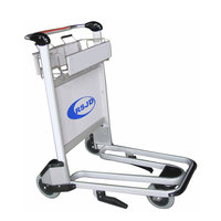 Chariot à bagages d'aéroport à 3 roues en aluminium