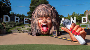 Rock Concert <strong>Inflatable</strong> Singing Singer Head Model with <strong>Microphone</strong> for Stage Decoration - Product Image 4