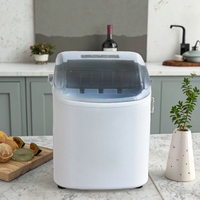 Machine à glaçons automatique intelligente portable pour la maison et les cafés, optimisée pour la production de glace