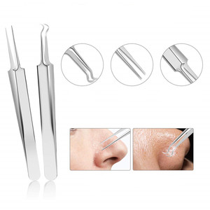 Stainless Steel Acne Needle 9-Piece Set Blackhead Remover Face Beauty Tool - Product Image 2