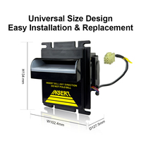 Vente directe usine – Accepteur de billets TP77 universel 12 V CC, compatible multi-devises, pour machines à laver et distributeurs automatiques