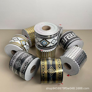 Autocollant mural en vinyle auto-adhésif, bordure pour décoration de la maison, Design traditionnel, amovible, réutilisable, motif rectangulaire - Product Image 4