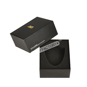 Boîte-cadeau de luxe personnalisée avec couvercle et base pour bracelet avec fenêtre transparente en PVC et insert en mousse de velours pour emballage de bijoux - Product Image 6