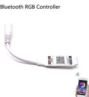 Contrôleur de bande lumineuse LED RGB Bluetooth intelligent pour téléphone Android ESann 12 volts CC PWM
