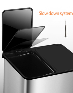 <span class=keywords><strong>Cubo</strong></span> <span class=keywords><strong>de</strong></span> <span class=keywords><strong>basura</strong></span> redondo <span class=keywords><strong>de</strong></span> alta calidad para exteriores, 2 <span class=keywords><strong>compartimentos</strong></span>, con filtro, para reciclaje <span class=keywords><strong>de</strong></span> cocina, <span class=keywords><strong>de</strong></span> metal - Product Image 4