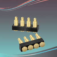 Goupilles Pogo à ressort 2mm en laiton GPS automobile 100000 cycles plaqué or SMT Durable industriel