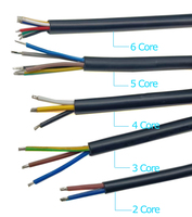 Konektor Tahan Air IP65 IP67 IP68 Kabel Tahan Air M12 2Pin 3Pin 4Pin Konektor Kabel Luar Ruangan