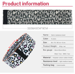สายรัดผ้า mkas สีดำสำหรับขาและก้นใช้ในยิมที่บ้าน - Product Image 4