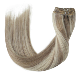 Xuchen prêt à expédier prix de gros personnalisé naturel 100% pince à cheveux humains dans les extensions de cheveux - Product Image 5