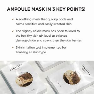 Skin1004 Madagascar Centella Watergel Sheet Mask 25ml 5pz per tutti i tipi di pelle, idratante viso - Product Image 4