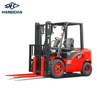 Chariot élévateur diesel Hangcha 3t série X avec moteur à rampe commune haute pression à faible consommation de carburant CPCD30-XRW10, CPCD30-XRG2