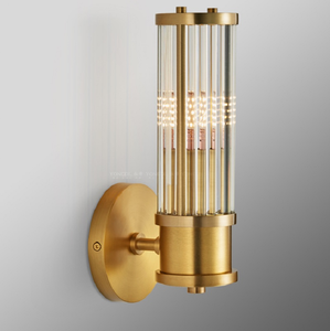 Indoor Luxury Decorative Hotel Copper Golden Classic up and Down Bathroom <b>Wall</b> Lamp Bedroom Bedside <b>Sconce</b> <b>Wall</b> <b>Light</b> Fixture - Product Image 4