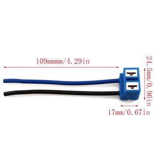 Phụ kiện đèn xe hơi: Ống nối bóng đèn gốm H7, dây nối, bộ chuyển đổi halogen, đầu nối đèn, phụ kiện LED bán buôn - Product Image 2