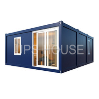 Maison/Hôtel Conteneur Pliant Écologique et Étanche UPS, Design Moderne, Résistant aux Sismes, au Vent et au Feu, Durée de Vie 20-25 Ans, Garantie 5 Ans