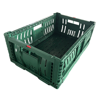 Caisse pliable caisses de légumes boîtes en plastique caisse pliable ventilée pour le stockage