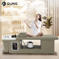 Offre Spéciale élégant shampooing lit électrique lavage des cheveux lit Spa tête Massage Table shampooing Station avec Circulation d'eau