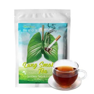 Tè per fumatori polmonare etichetta privata disintossicazione polmonare produttore di tisane cinesi pulizia dei polmoni smettere di fumare tè