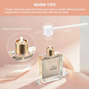 Flacon pulvérisateur de parfum portable en aluminium avec pompe, rechargeable, 3 ml/5 ml, format voyage, atomiseur transparent - Product Image 4