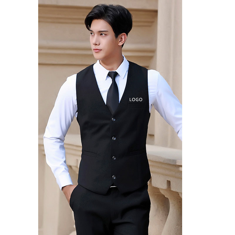 Camicia bianca a maniche lunghe + gilet