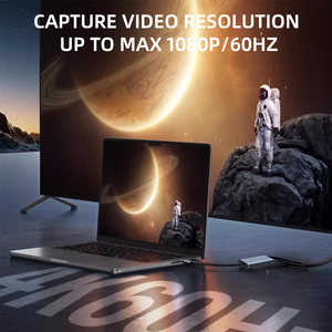 Tarjeta de captura de video HDMI 4K 1080P HD USB tipo C Tarjeta de transmisión intercambiable de doble junta para transmisión en vivo - Product Image 5