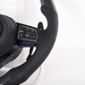 Volant professionnel en fibre de carbone de conception à fond plat inspiré de la course personnalisée pour <span class=keywords><strong>Audi</strong></span> A3 A4 A5 RS3 RS4 RS5 S3 S4 TT R8 - Product Image 4