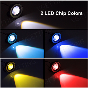 Đèn Led Xe Hơi CARCOB Đèn Sương Mù Mắt Thiên Thần Vòng Hào Quang <span class=keywords><strong>RGB</strong></span> <span class=keywords><strong>2.5</strong></span> Inch 3 Inch 3.5 Inch Phổ Thông Cho Chevrolet Toyota Honda Nissan - Product Image 4
