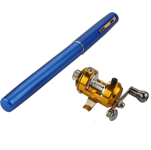 Mini Fiber Glass <strong>Pen</strong> <strong>Fishing</strong> <strong>Rod</strong> and Reel Set Telescopic Portable <strong>Fishing</strong> <strong>Rod</strong> - Product Image 4