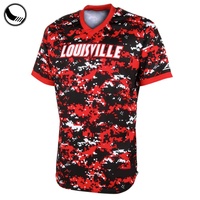 Jersey Baseball BETHERIVAL Full Dye Sublimation Camo Button Down