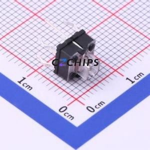 TM-005-<b>D</b>-02 Tactile Switch Through hole Component (THT) Switch Single Pole Single Throw Rectangle Button 2.6N 6.4mm - Product Image 1