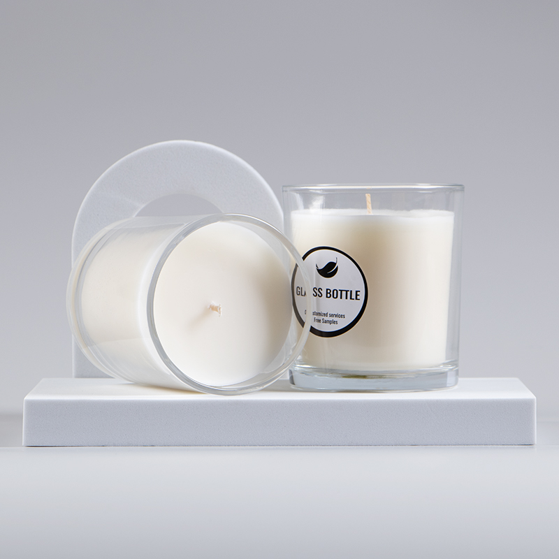 Jar for Candle Making Cylinder Transparent Luxury Classic Empty Glass Candle Cup