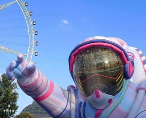 インフレータブルロゴ宇宙飛行士インフレータブルモール遊園地ロケット漫画宇宙飛行士月輝く装飾小道具 - Product Image 1
