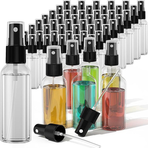 Fournisseur d'usine – Flacons de voyage en plastique transparent à brume fine 30ml/50ml/60ml – Contenants liquides rechargeables - Product Image 3