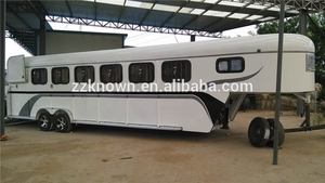 Australia Standard Gooseneck 4 <b>Trailer</b> for Sale Customized Loading <b>Trailers</b> with Living Area Horse Carriage Carts - Product Image 5