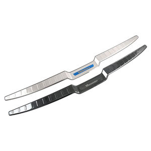 Placa de maletero exterior de acero inoxidable para <span class=keywords><strong>Tucson</strong></span> 2021, <span class=keywords><strong>2022</strong></span>, parachoques trasero, protector de umbral, accesorios para coche - Product Image 2