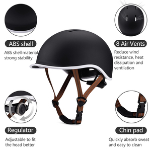 オリジナルデザインヴィンテージレジャーオートバイヘルメット高品質スクータースケートボードフットボールヘルメット電動自転車ヘルメット - Product Image 2