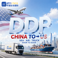Expédition LCL + Express : Transit rapide DDP USA depuis la Chine, dédouanement rapide et livraison porte-à-porte avec assurance, transit en 45-50 jours