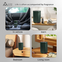 Diffuseur d'huiles essentielles à démarrage automatique, batterie 800 mAh, machine à parfum en alliage d'aluminium pour voiture, vente en gros