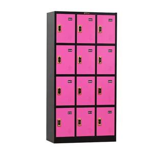 Tùy chỉnh hồ bơi phòng tập thể dục với khe cắm thẻ thiết kế độ ẩm và khả năng chịu nước đỏ phòng tập thể dục thép lưu trữ tủ khóa - Product Image 1