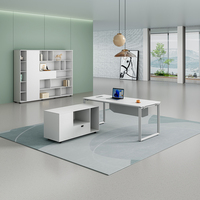 Bureau pliable en gros pour le directeur de patron nouveau bureau de meubles de bureau en bois de conception