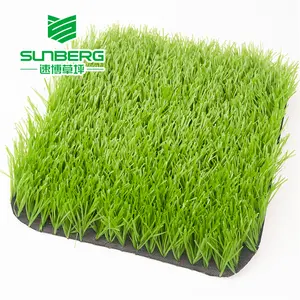 Sunberg Lapangan Lapangan Sepak Bola Buatan Rumput Hijau Buatan Lapangan Lapangan Sepak Bola Buatan Luar Ruangan untuk Lapangan Tenis Bola Gerbang